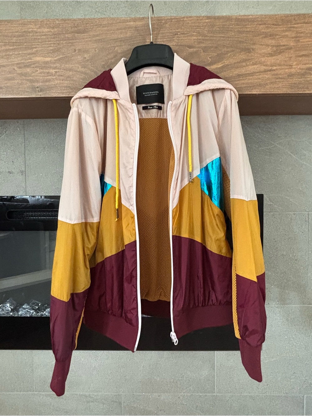 Scotch & Soda color block windbreaker